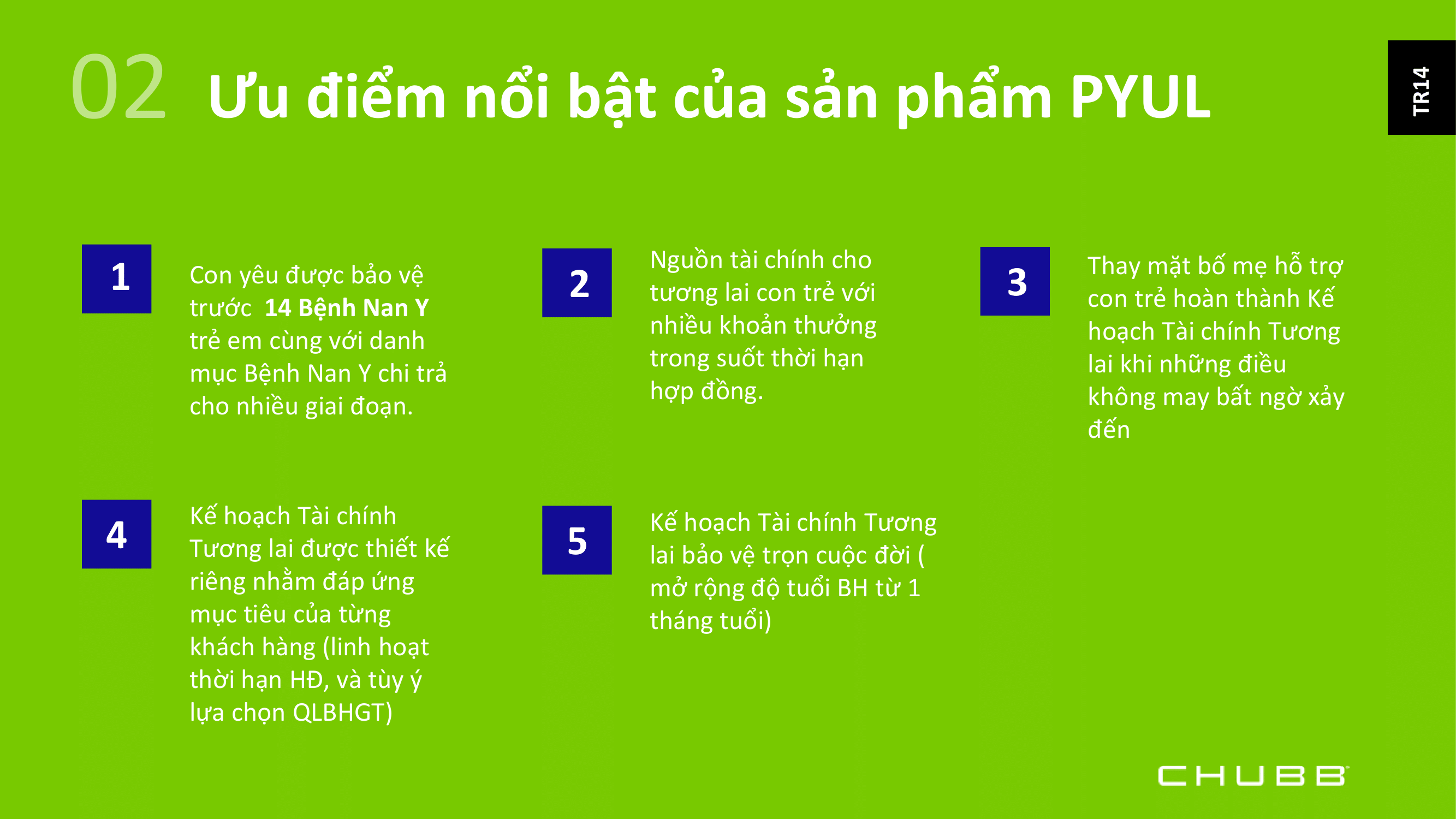 PYUL Kế hoạch Tài chính Tương lai | Bảo hiểm Chubb Life