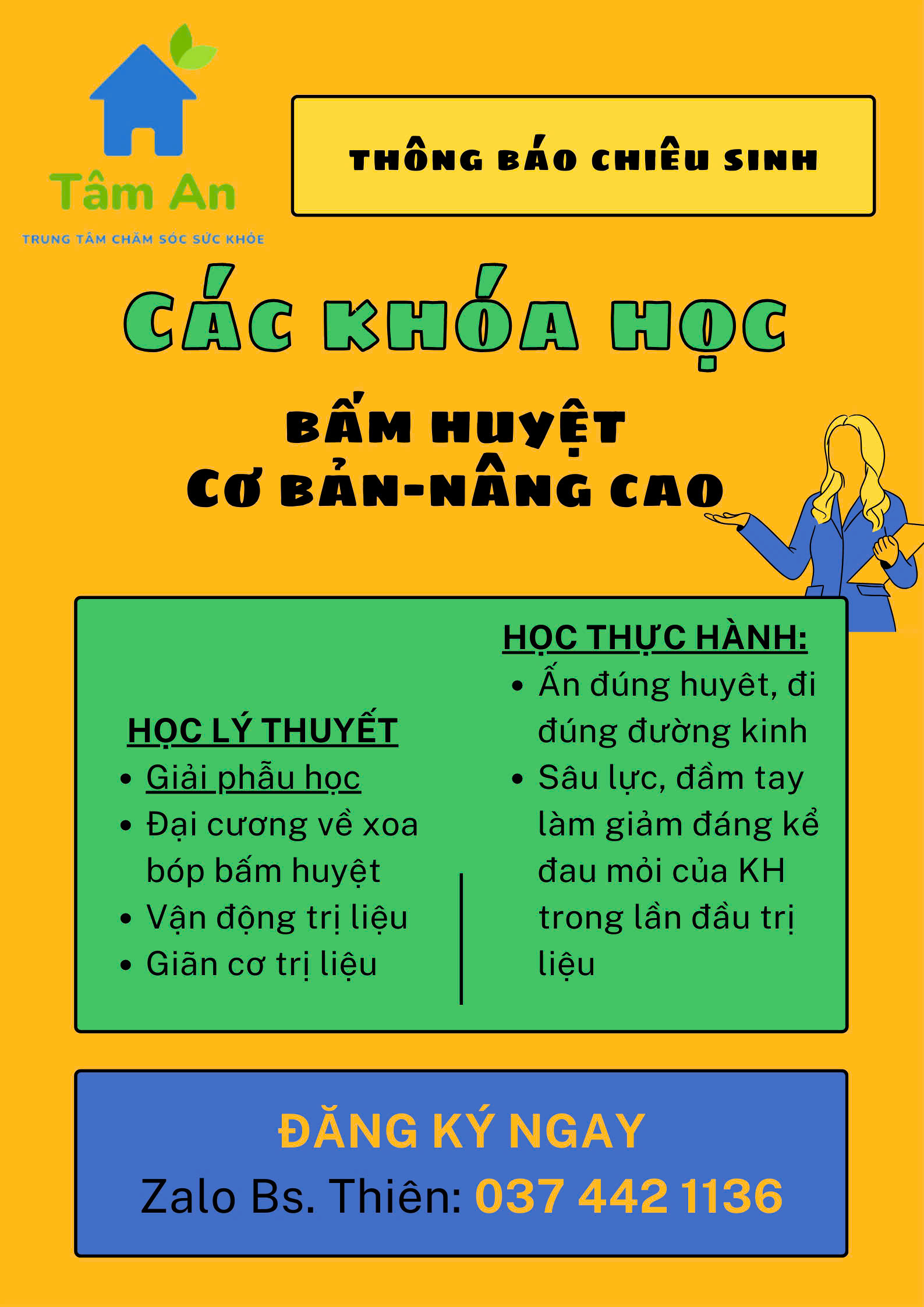 Khóa học Xoa bóp bấm huyệt cơ bản