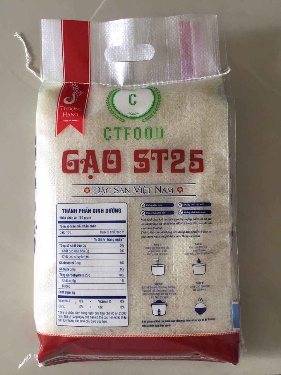 Gạo ST25 Bao 5Kg