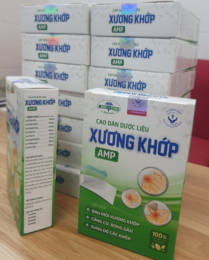 Cao dán dược liệu xương khớp